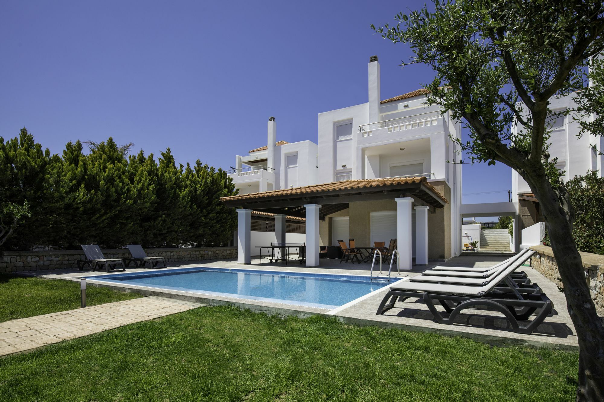 לקניה Antonoglou Beach Villas - Waterfront Luxury Retreat מראה חיצוני תמונה